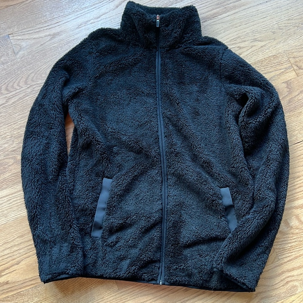 Size medium fuzzy full zip! NWOT